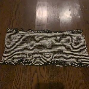 Forever 21 Black and White Tube Top.